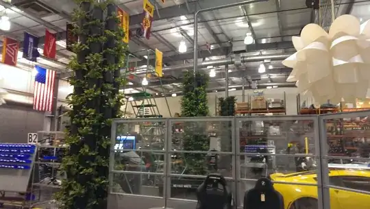 Three Golden Pothos Column