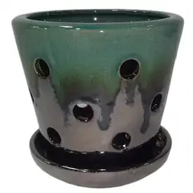 Ceramic Orchid Pot from Lowes