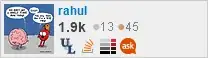 profile for rahul on Stack Exchange, a network of free, community-driven Q&A sites