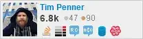 profile for Tim Penner on Stack Exchange, a network of free, community-driven Q&A sites