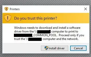 Do you trust this printer? issue