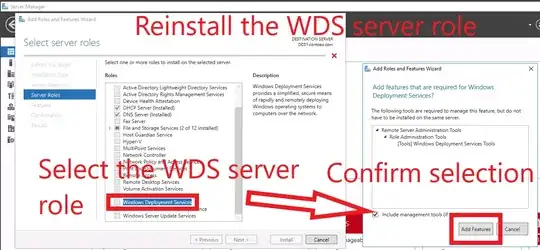 Install WDS server role
