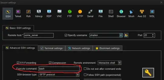 bash configuration in MobaXterm