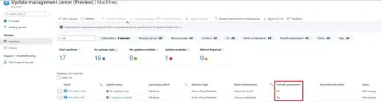 Periodic assessment enabled: no