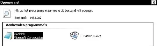 Windows: Openen met dialoog: Kladblok