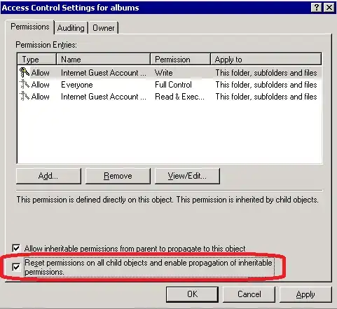 advanced permissions dialog