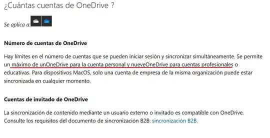OneDrive max users per host
