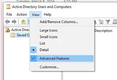 ADUC - View - Advanced Features