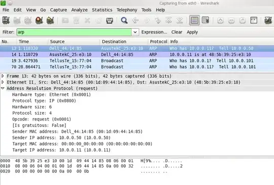 Wireshark screenshot
