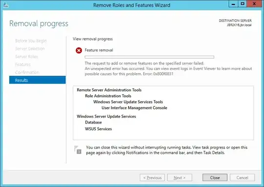 Server manager Error