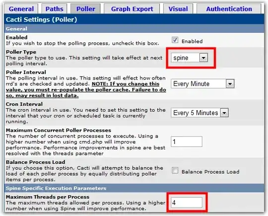 Cacti poller configuration
