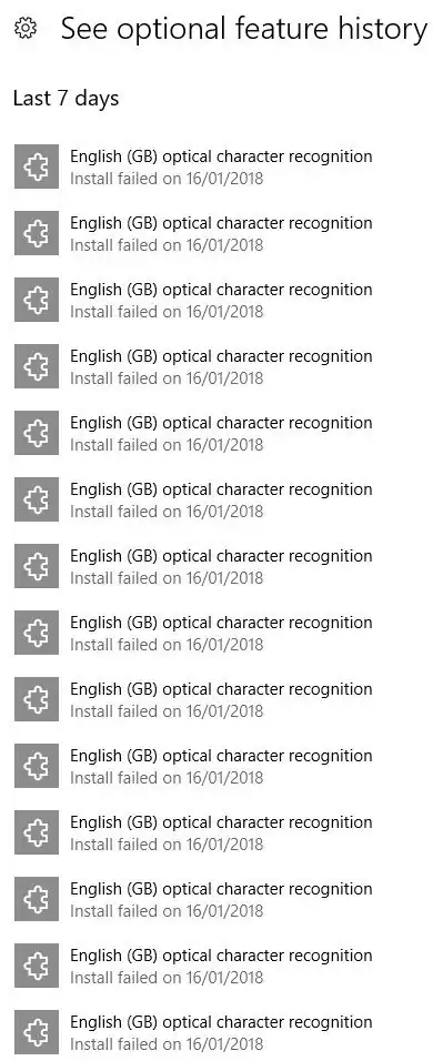 Install failed, over and over and over again.....