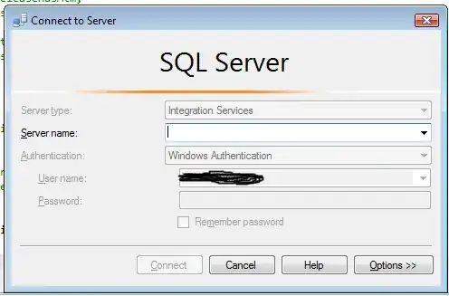 Connect to Integration Services with SSMS