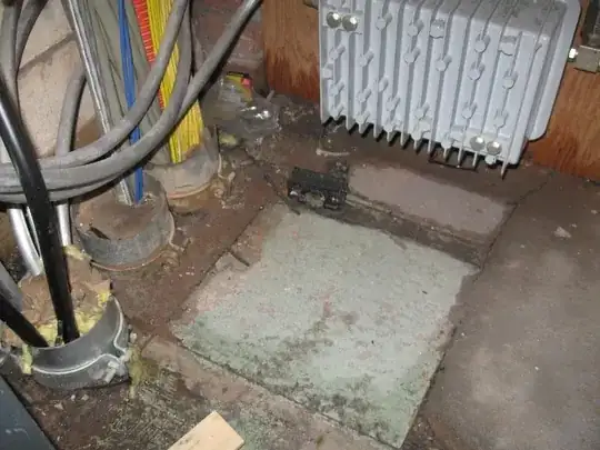 Vertical riser, going down