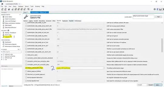 MySQL8 workbench screenshot
