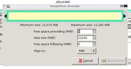 no unallocated space