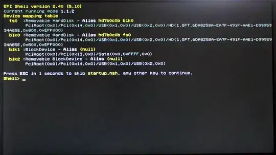 UEFI shell boot: Follow the white rabbit #1