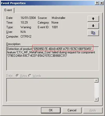 Msi self repair in windows's event viewer