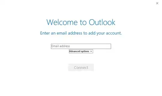 New ZeroConfig Welcome to Outlook dialog