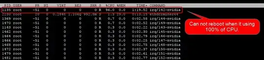 the irq using 100% of CPU