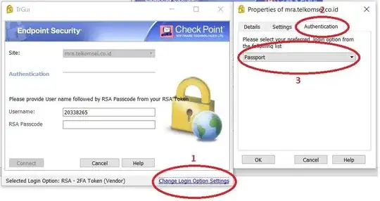 Here is the screenshot of the checkpoint vpn client in Windows OS, it uses passport make the snx doesn't work anymore
