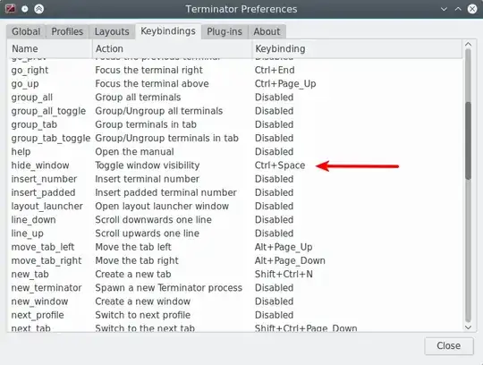 Keybindings > hide_window
