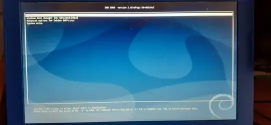Grub when the USB stick is connected