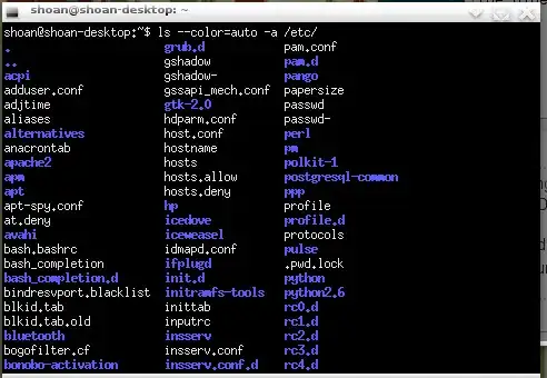 default xterm with Debian