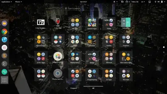GNOME Apps Menu