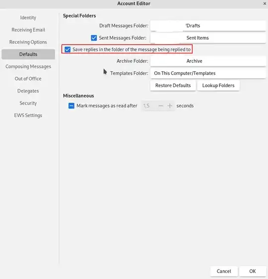 Screenshot of Account Editor Window