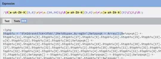 regexr com screen of the regular expression and what it finds