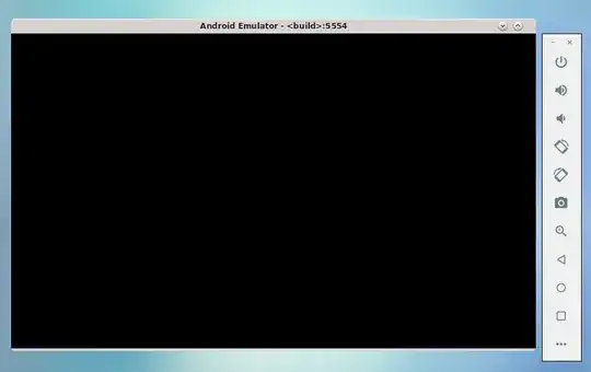 AOSP Emulator Blank Window