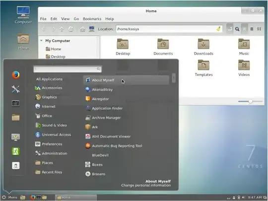Cinnamon Desktop Environment: sample starting screen