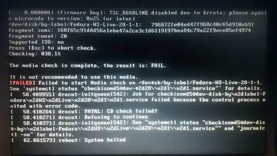 as i selected [start this media & Test]