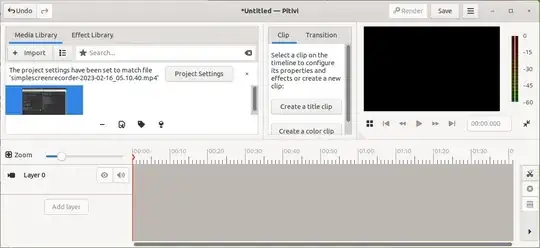pitivi media library