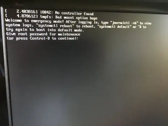 Capture GParted, can't change size