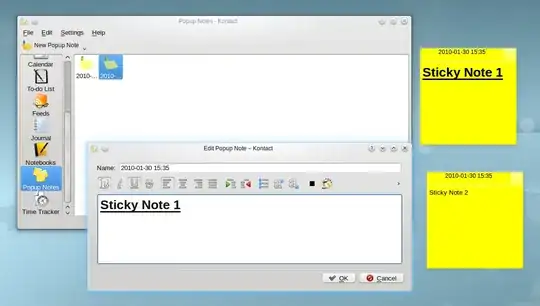 KNotes screenshot from kde.org
