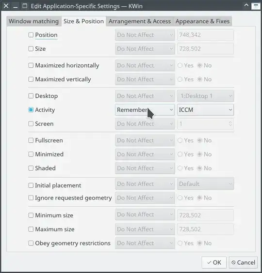 Special Application Settings