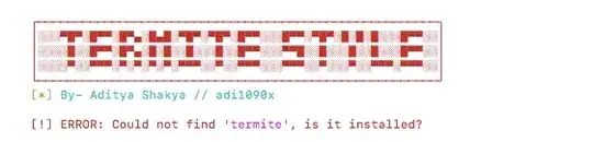 Termite Style install error