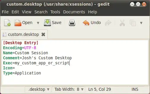 A screenshot of a terminal window with Vim running in it. The comments are dark blue on black background making them hardly visible.