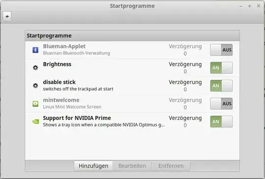 linux mint start program menu with new item