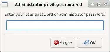 Screenshot from application