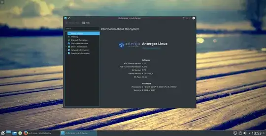 Antergos desktop