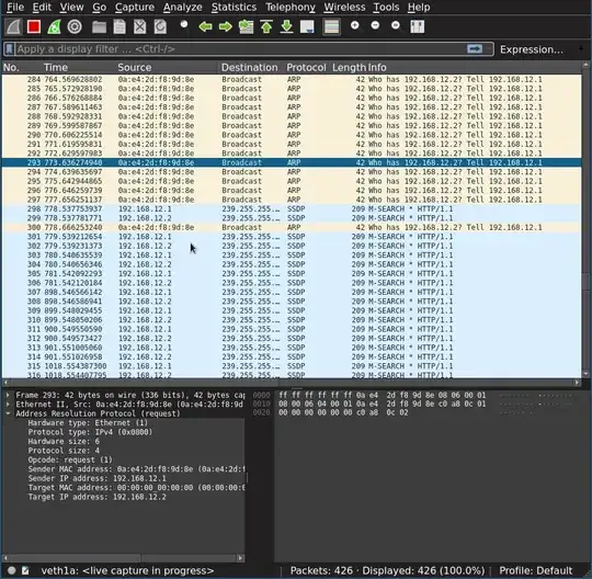 wireshark arp requests