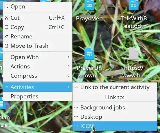 Shortcut Context menu