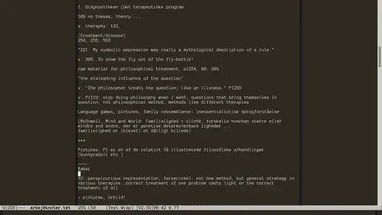 Current margins with black lines