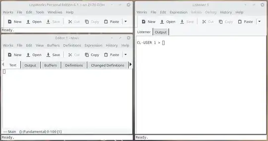 LispWorks PE with default gtk theme