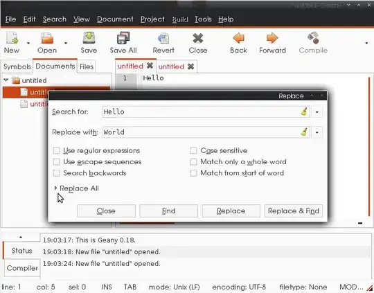 Expand "Replace All"