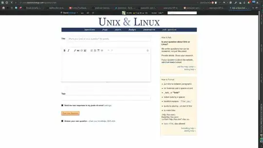 mock-up of desired vertical layout