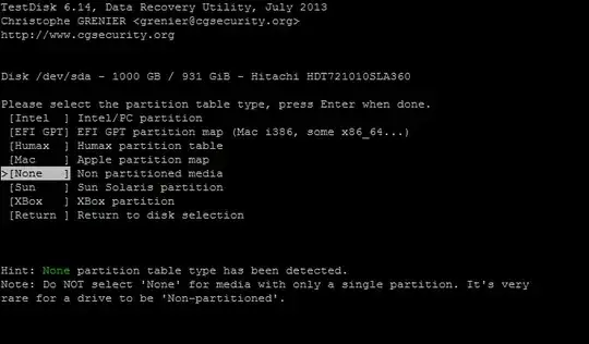 Virtual machine screenshot